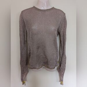 Vitelli Knit Long Sleeve Top Sweater Small
